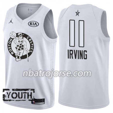 Barn Boston Celtics Tröja Kyrie Irving 11 2018 All-Star Jordan Brand Vit Swingman Barn Boston Celtics Tröja Kyrie Irving 11 2018 All-Star Jordan Brand Vit Swingman
